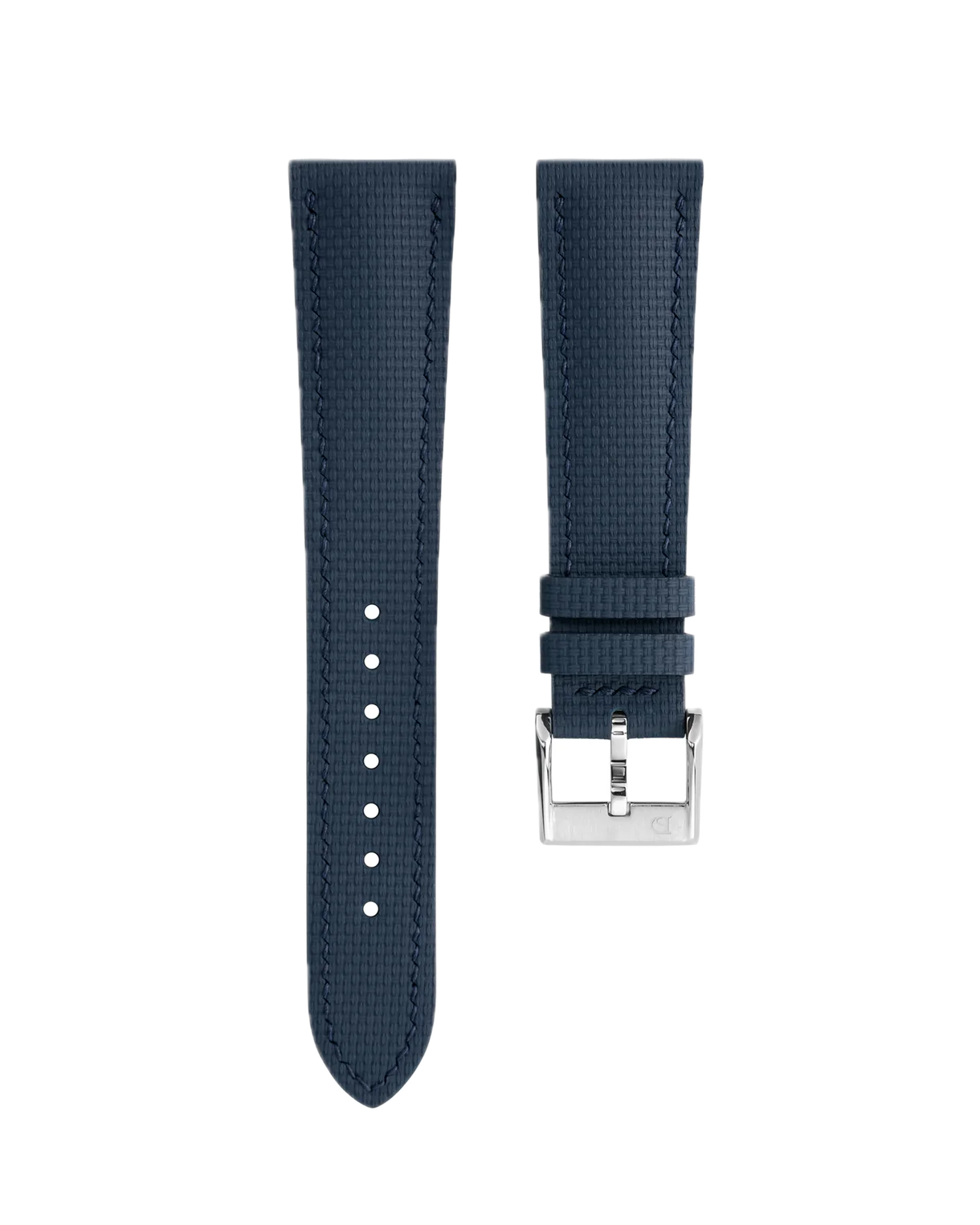 delugs Navy Blue Textured Sailcloth