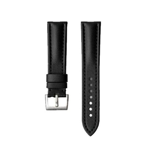 Black Sailcloth with Black Stitching