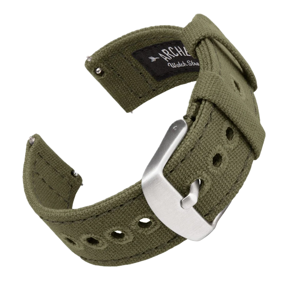 archerwatchstraps – Olive Green Ribbed NATO