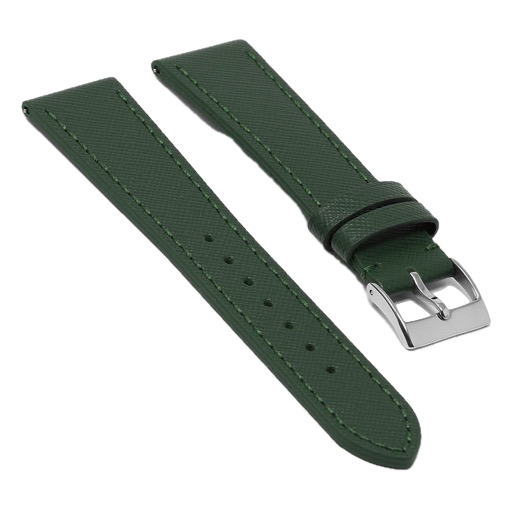 DASSARI Premium Green Saffiano Leather