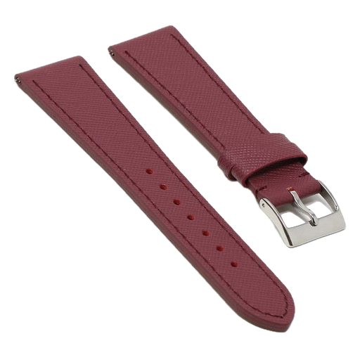 DASSARI - Premium Burgundy Saffiano Leather