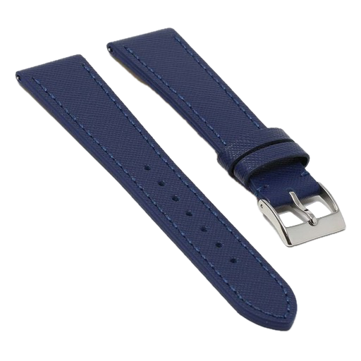 DASSARI Premium Navy Saffiano Leather