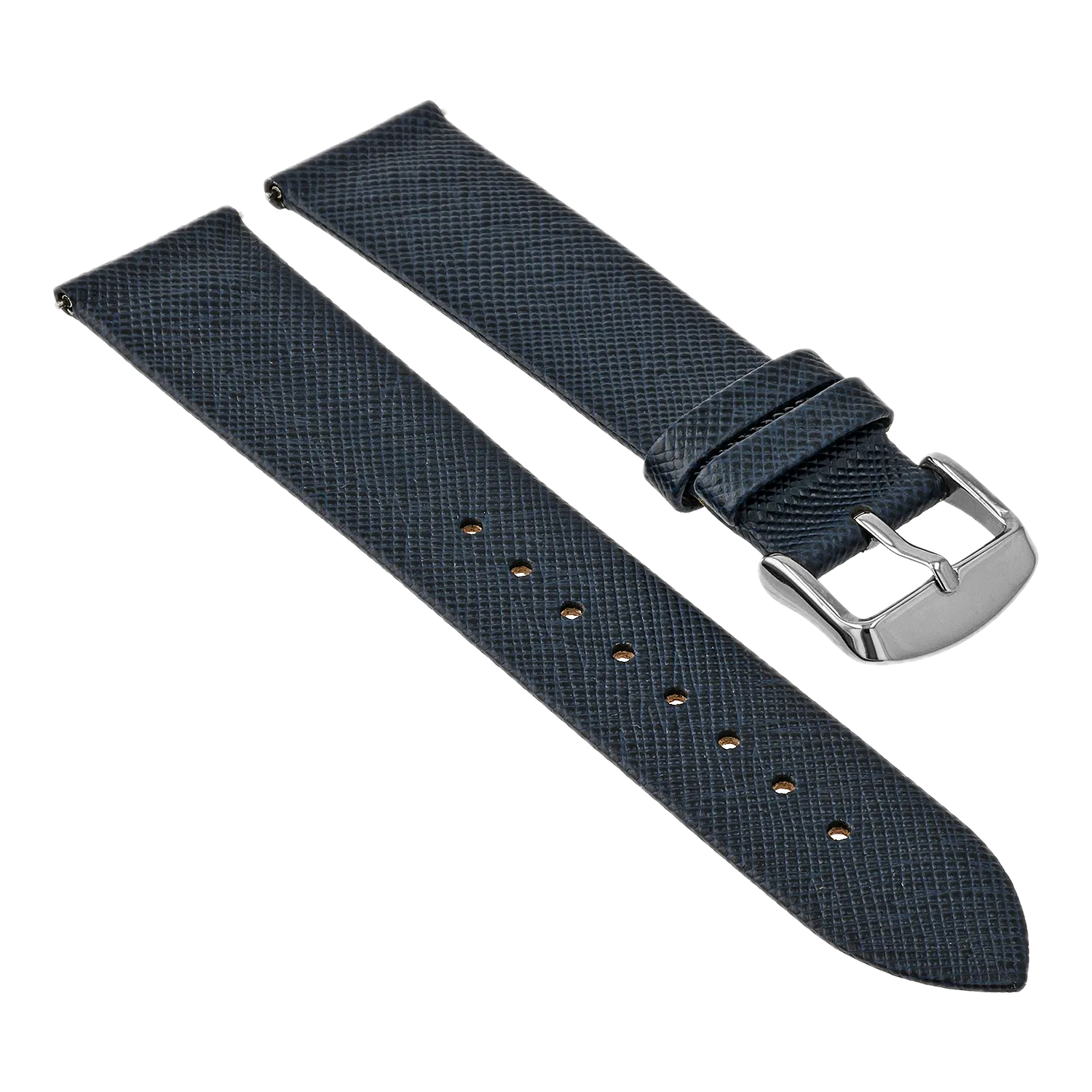 StrapsCo Navy Thinline Saffiano