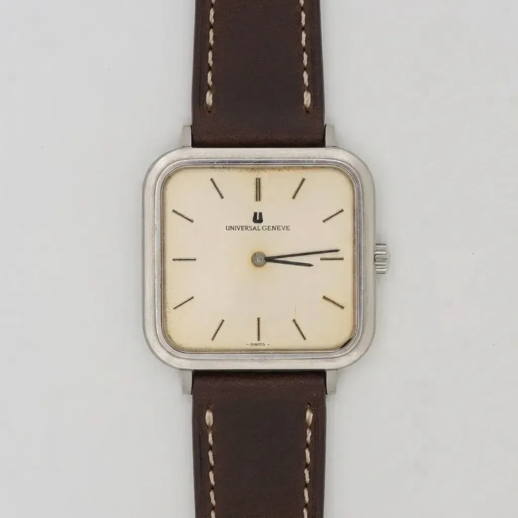Universal Geneve Geneve on Vintage Leather