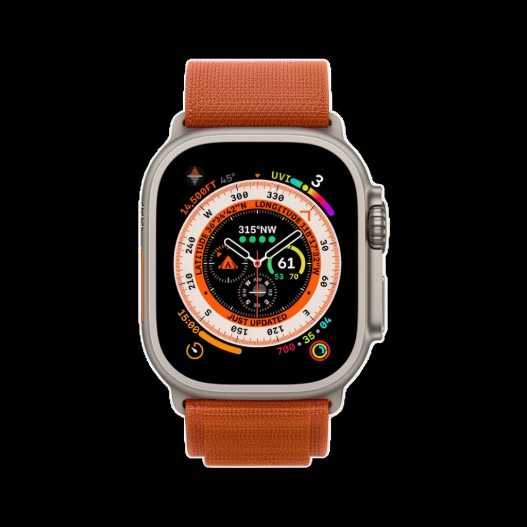 Custom Timepiece on Model 2 Premium - Moss Brown