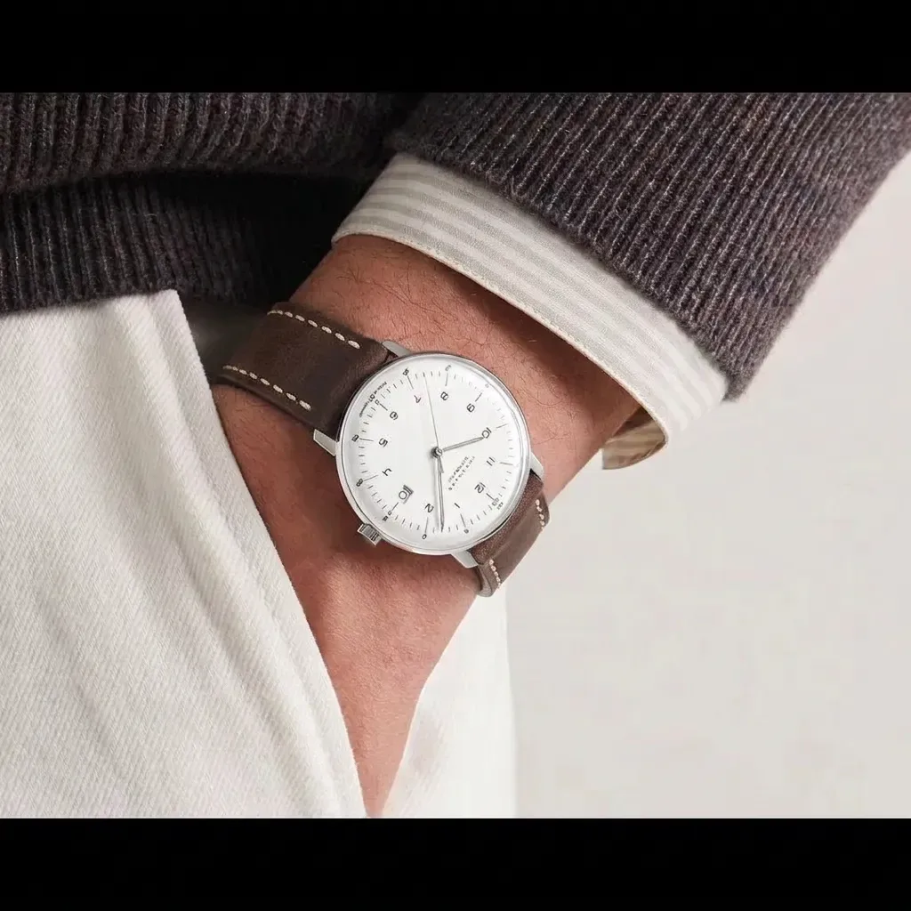Junghans Max Bill on Vintage Leather