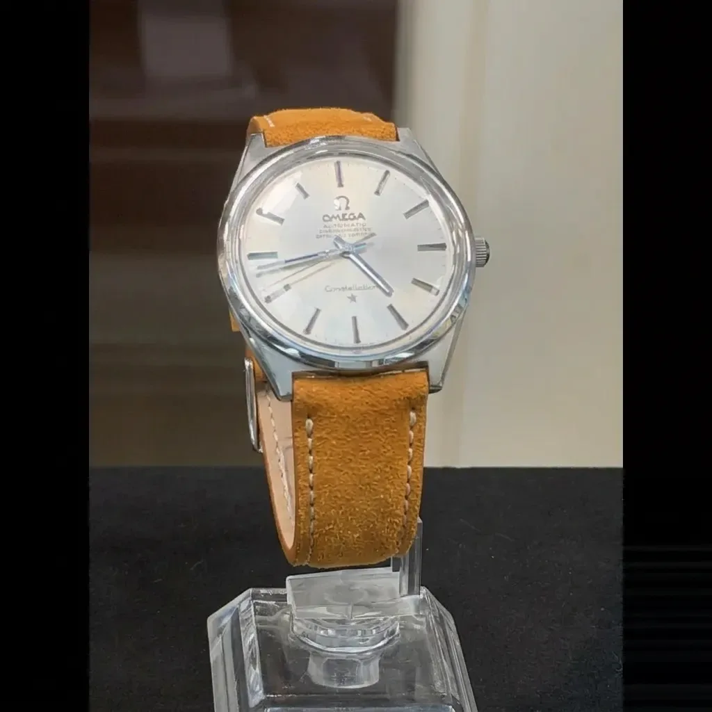Omega Constellation on Classic Vintage Leather