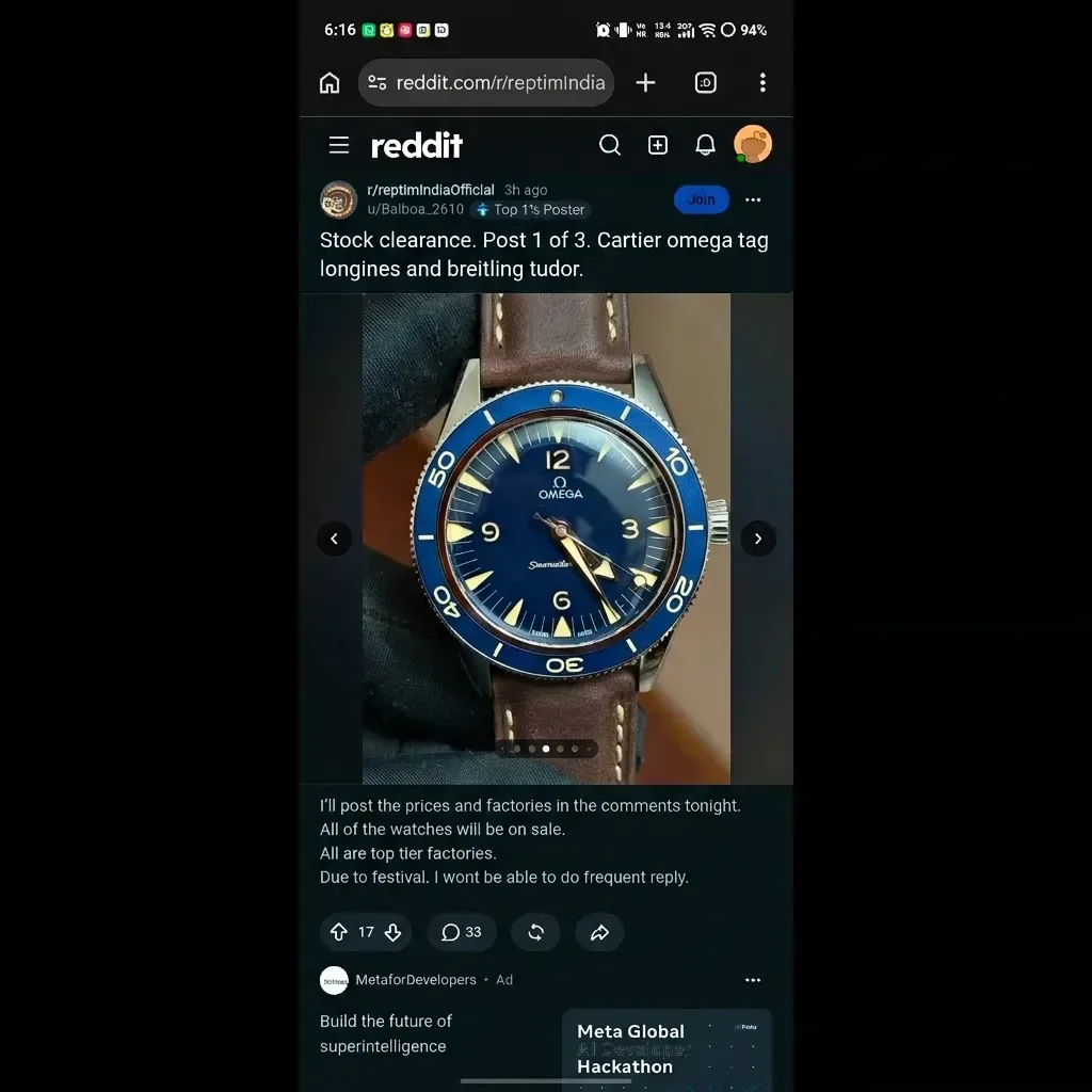 Omega Seamaster 300 on Vintage Leather strap