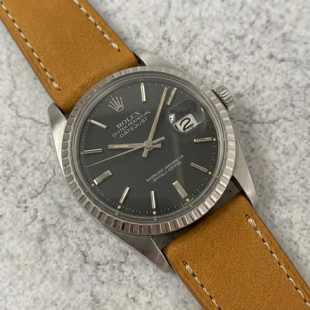 Rolex Datejust on Classic Vintage Leather