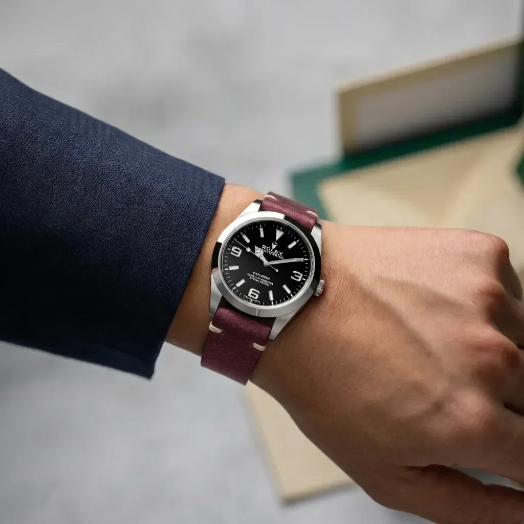 Rolex Explorer on Model 2 Premium - Aubergine
