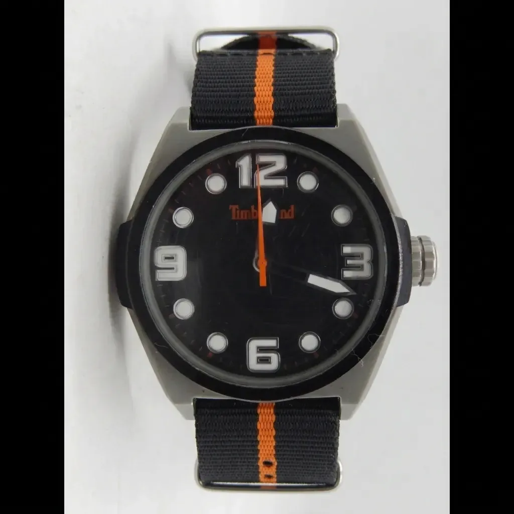 Timberland Timberland on Orange Pin Stripe Nylon