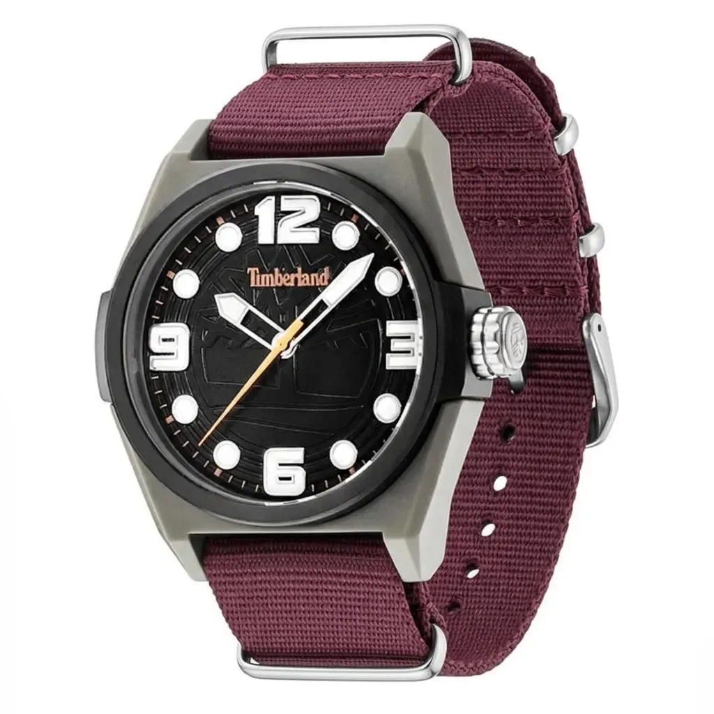 Timberland Timberland on Burgundy Nylon strap