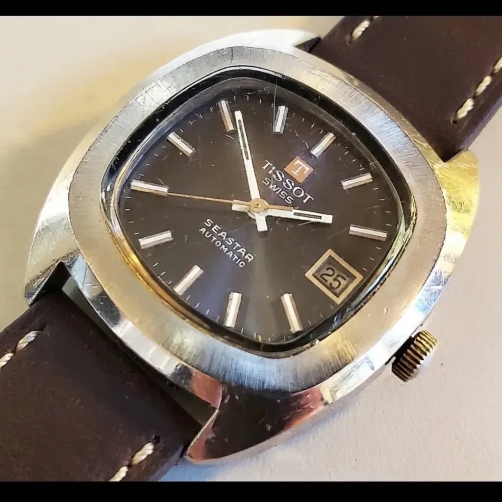 Tissot Seastar on Vintage Leather strap